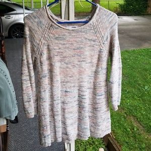 Multi color sweater top. Size small